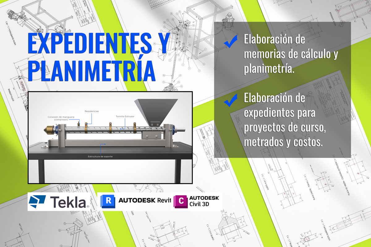 Ejemplo visual de planos, modelado y memorias de cálculo para proyectos académicos